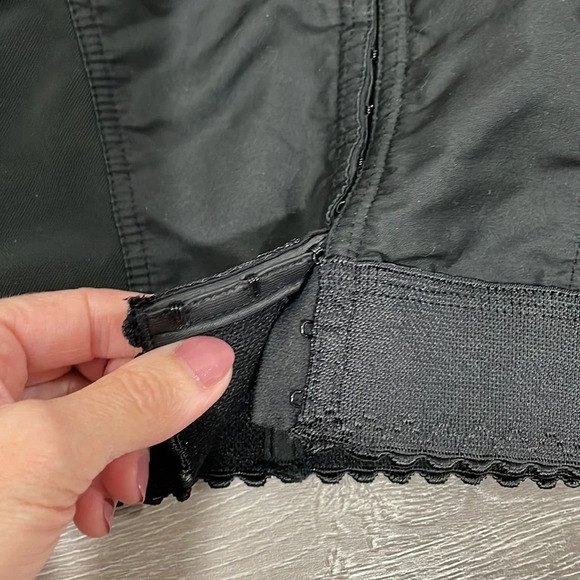 Exquisite Form Fully Front Close Longline Posture Bra Style 5107530 Black 44C - Picture 10 of 15